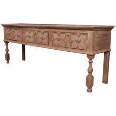 English Oak Dresser Base