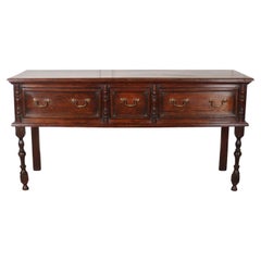Antique English Oak Dresser Base