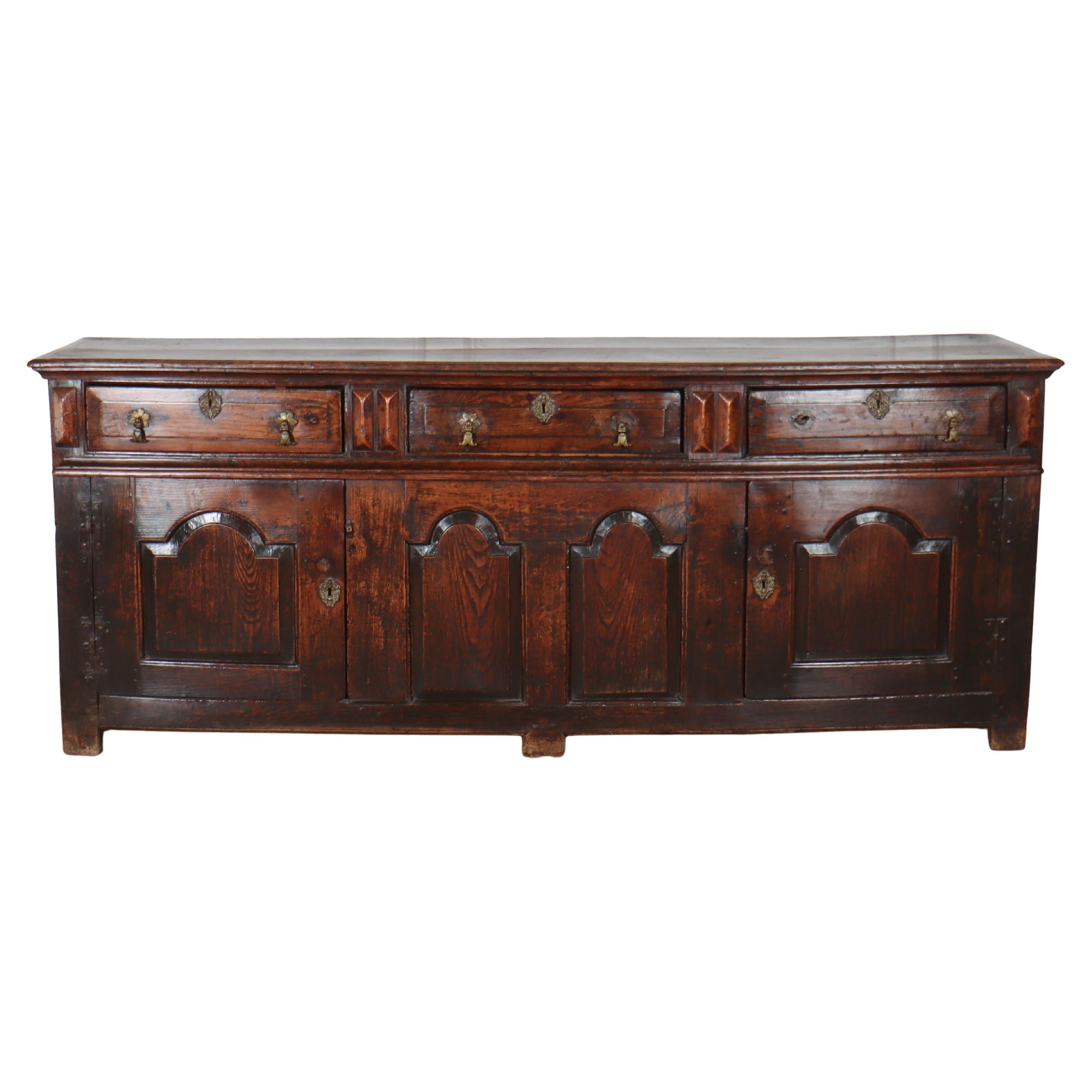 English Oak Dresser Base