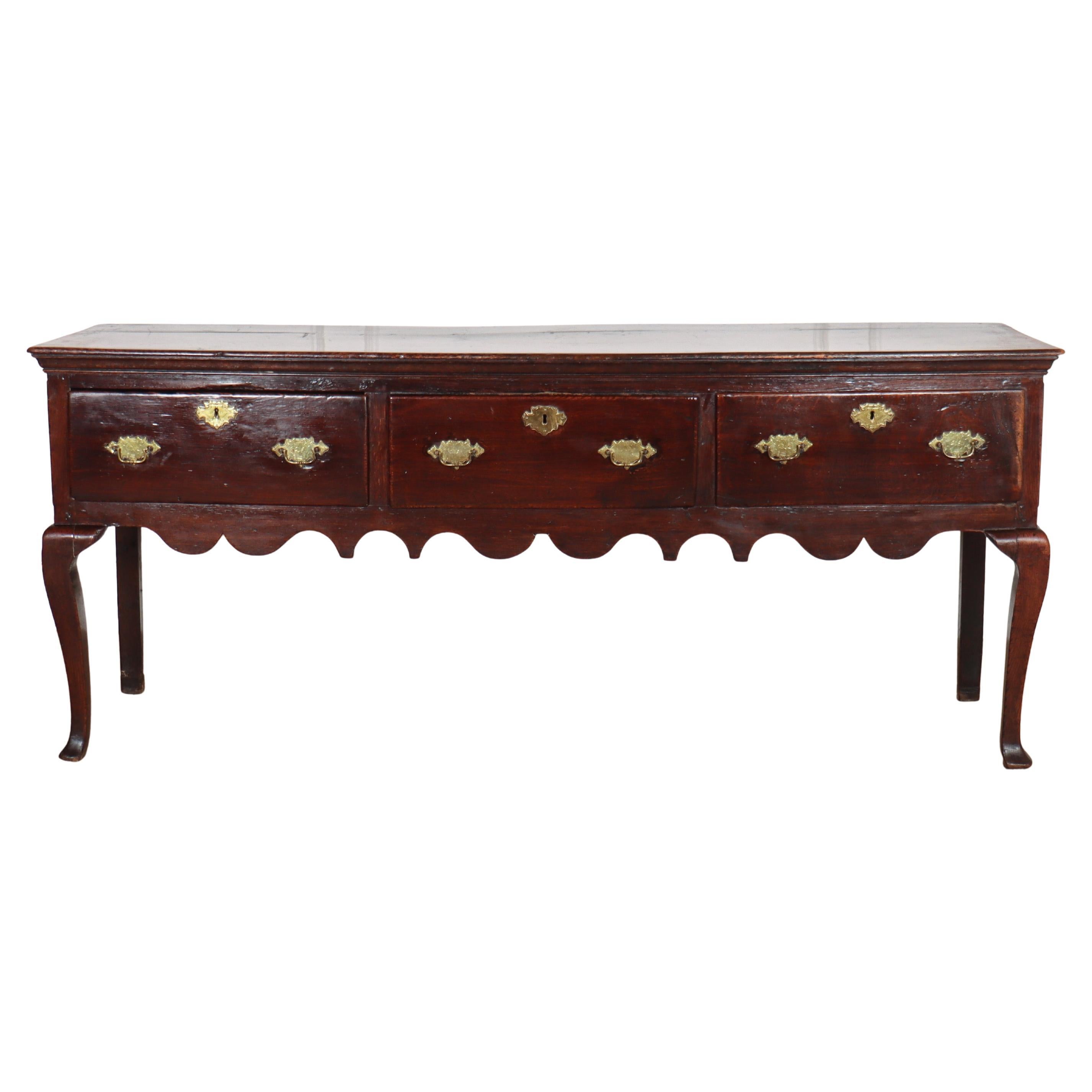English Oak Dresser Base