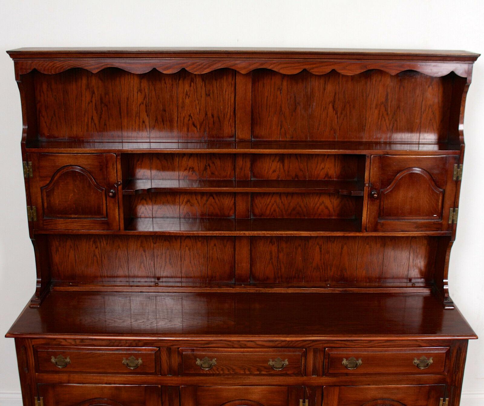 20th Century English Oak Dresser Bevan Funnel Georgian Country For Sale