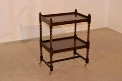 English Oak Drinks Cart, c. 1900