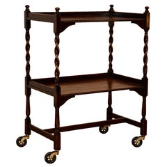 Antique English Oak Drinks Cart, circa 1900