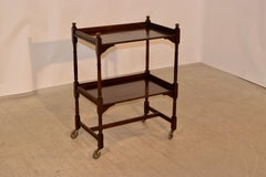 English Oak Drinks Cart