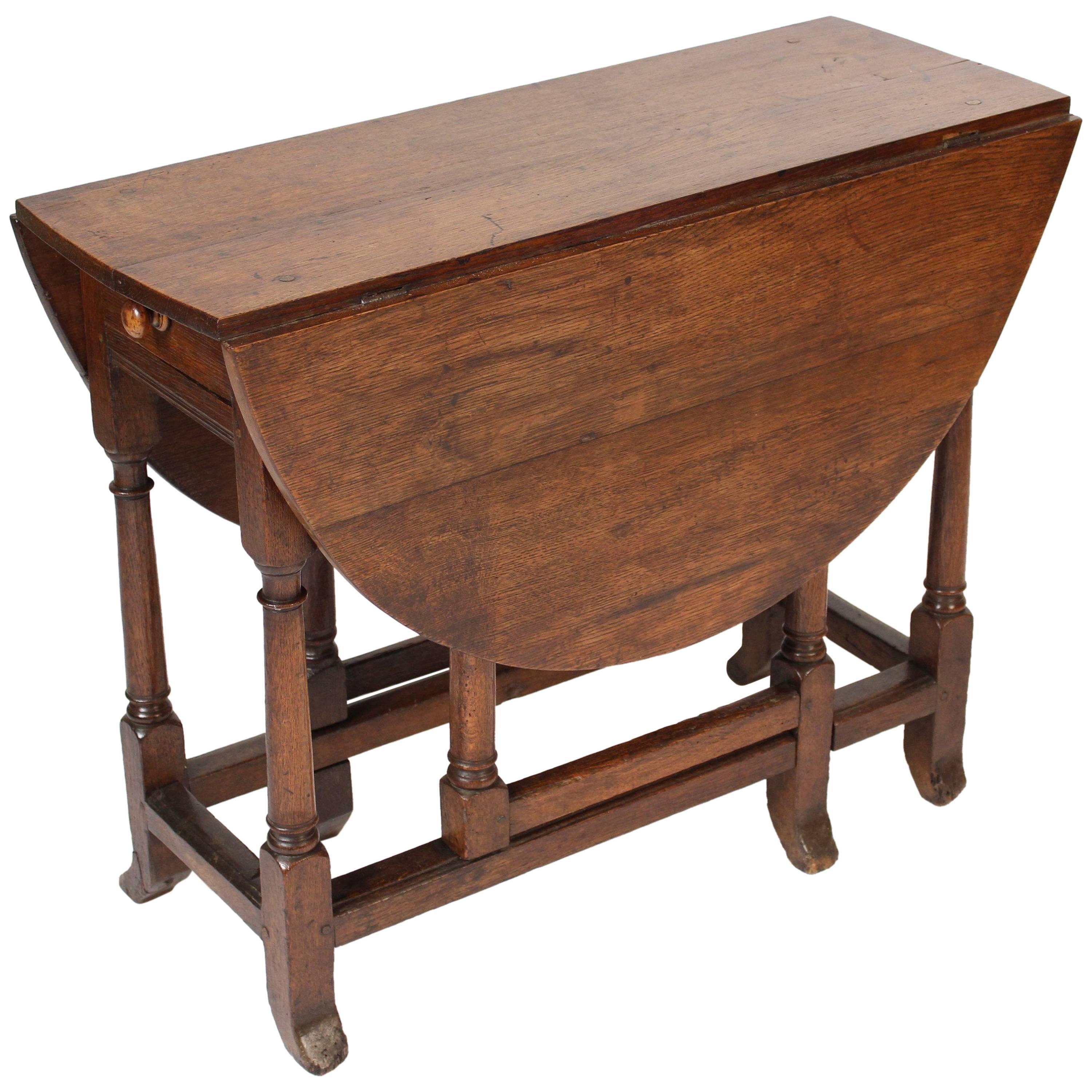 English Oak Gate Leg Table