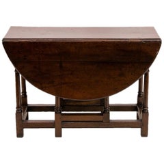 English Oak Gate Leg Table