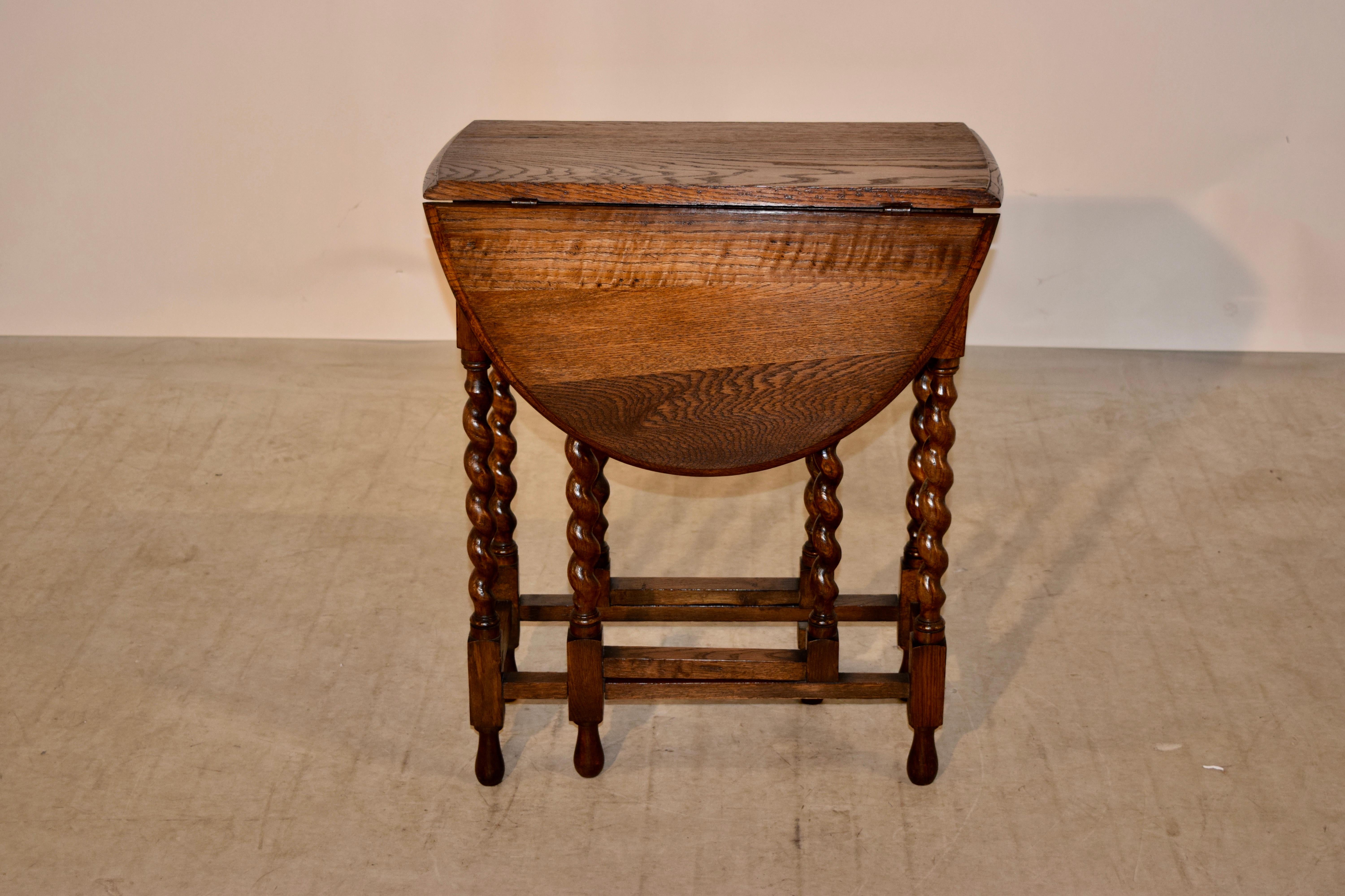 antique gateleg table
