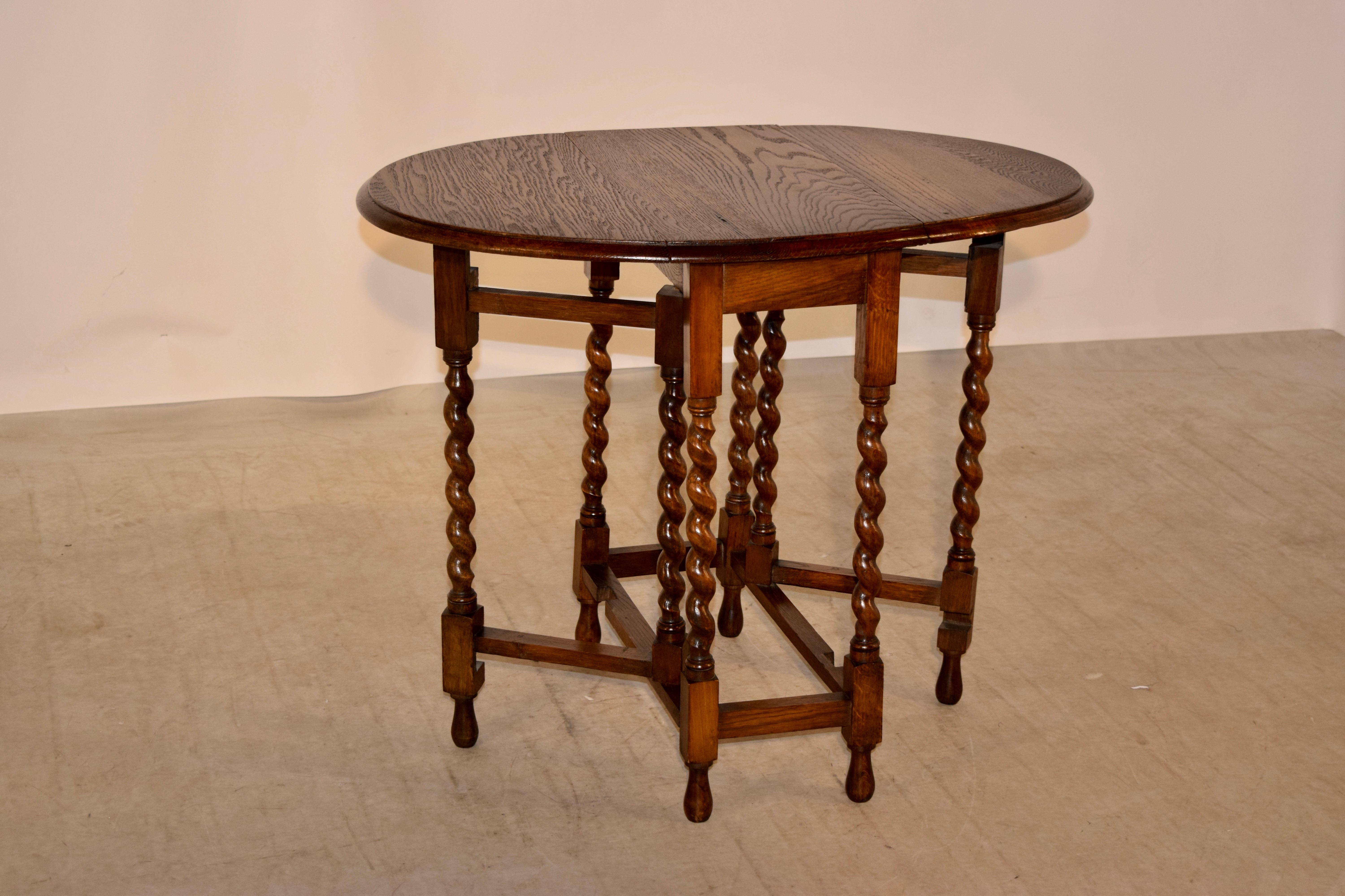 antique gate leg table
