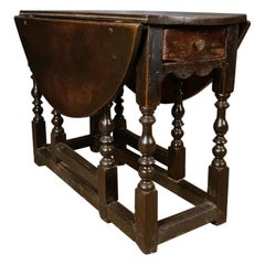 Antique English Oak Gateleg Table