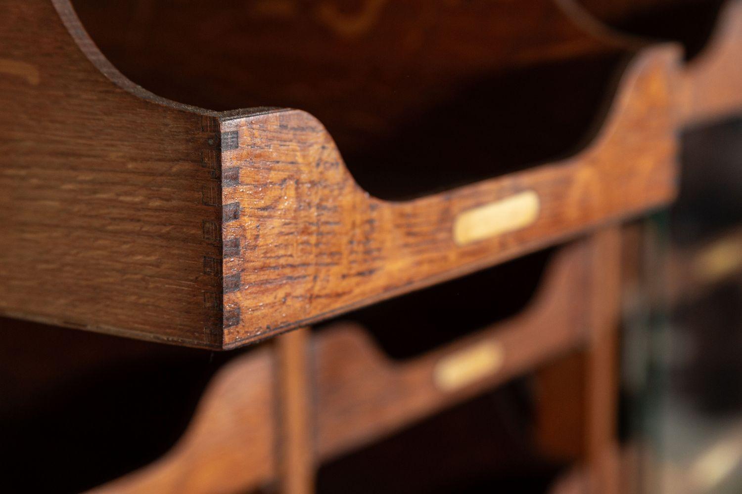 Armadietto per merceria in Oak Oak smaltato in vendita 9