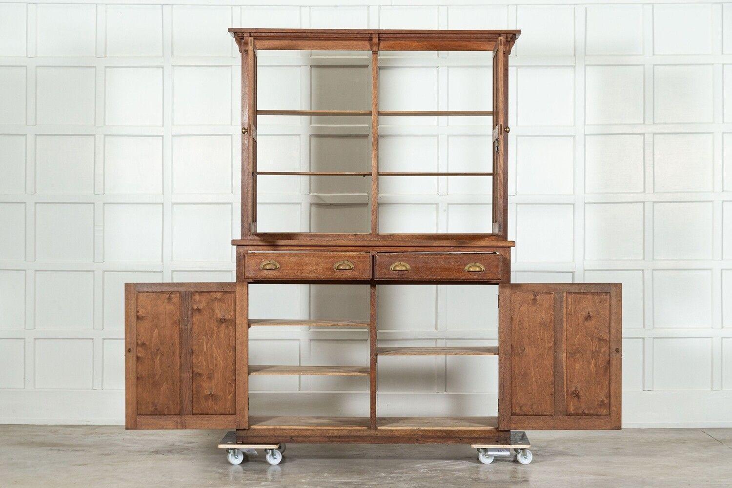 English Oak Housekeepers Cabinet For Sale 2