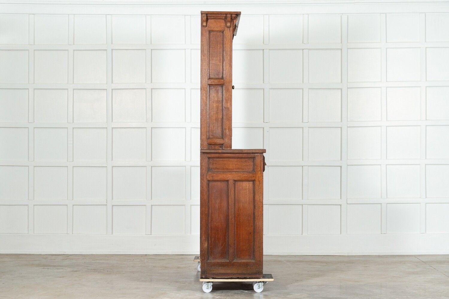 English Oak Housekeepers Cabinet For Sale 4
