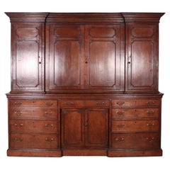 English Oak Housekeepers Cupboard
