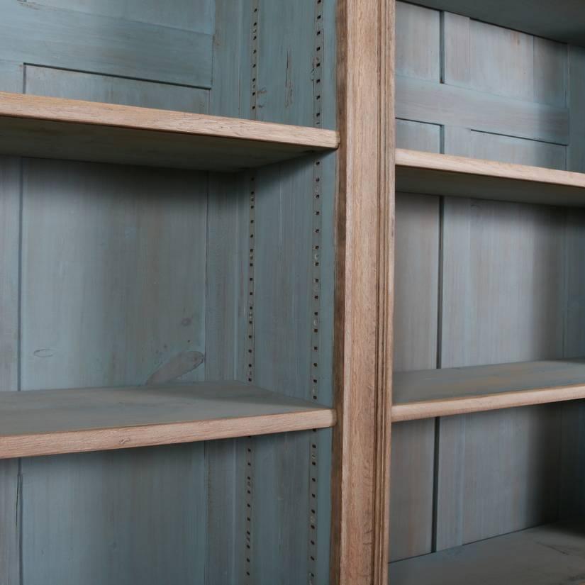 english oak bookcase