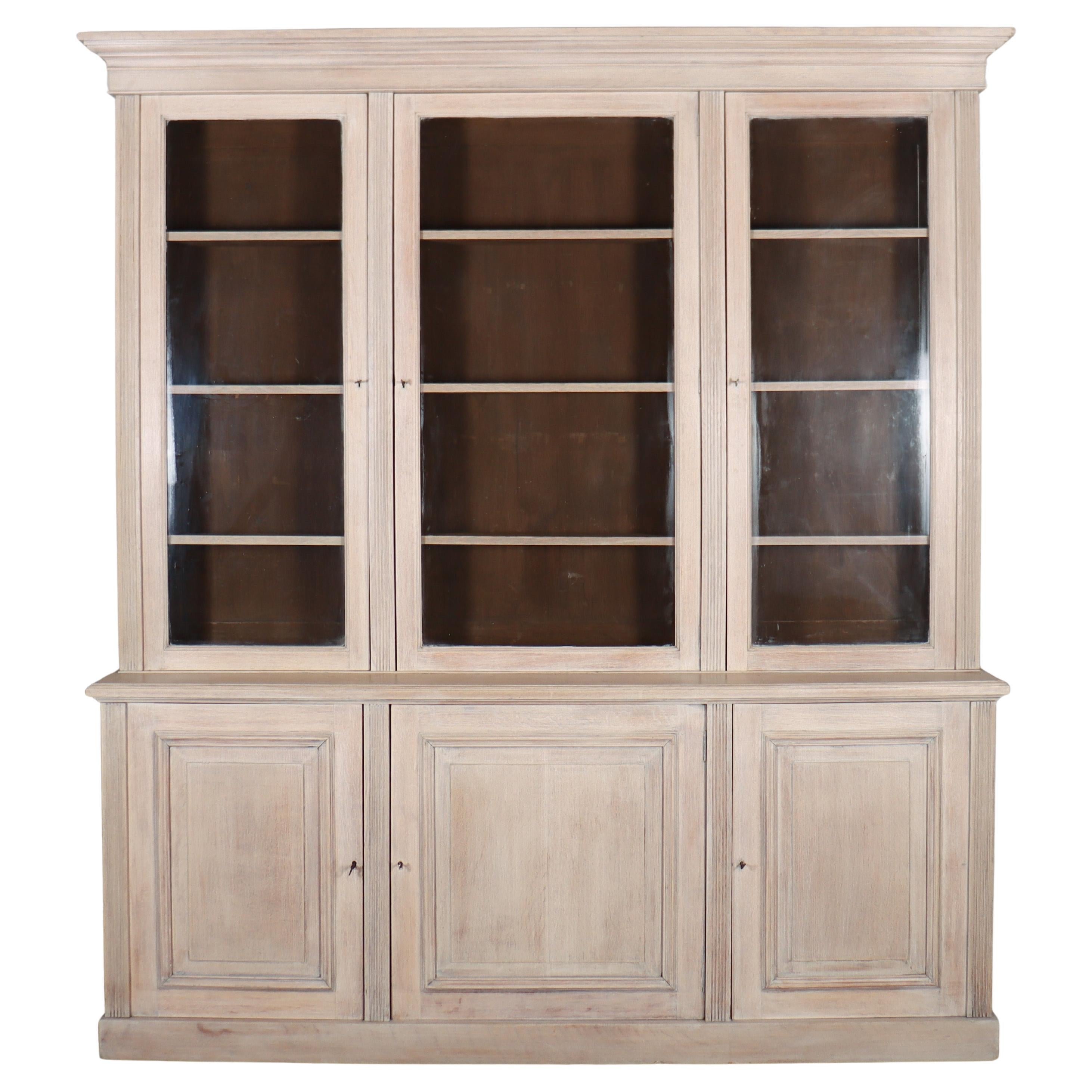 English Oak Library Bookcase