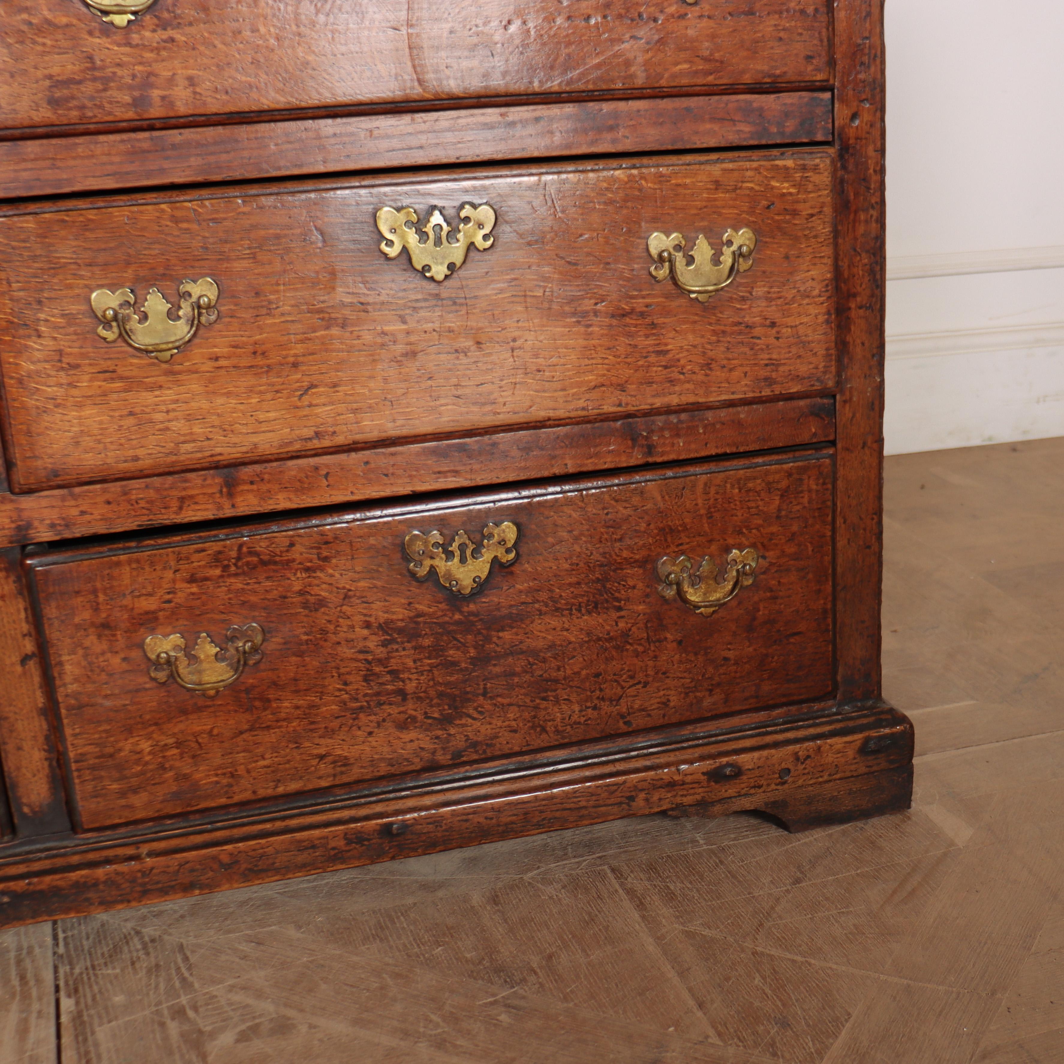 English Oak Linen Press For Sale 2