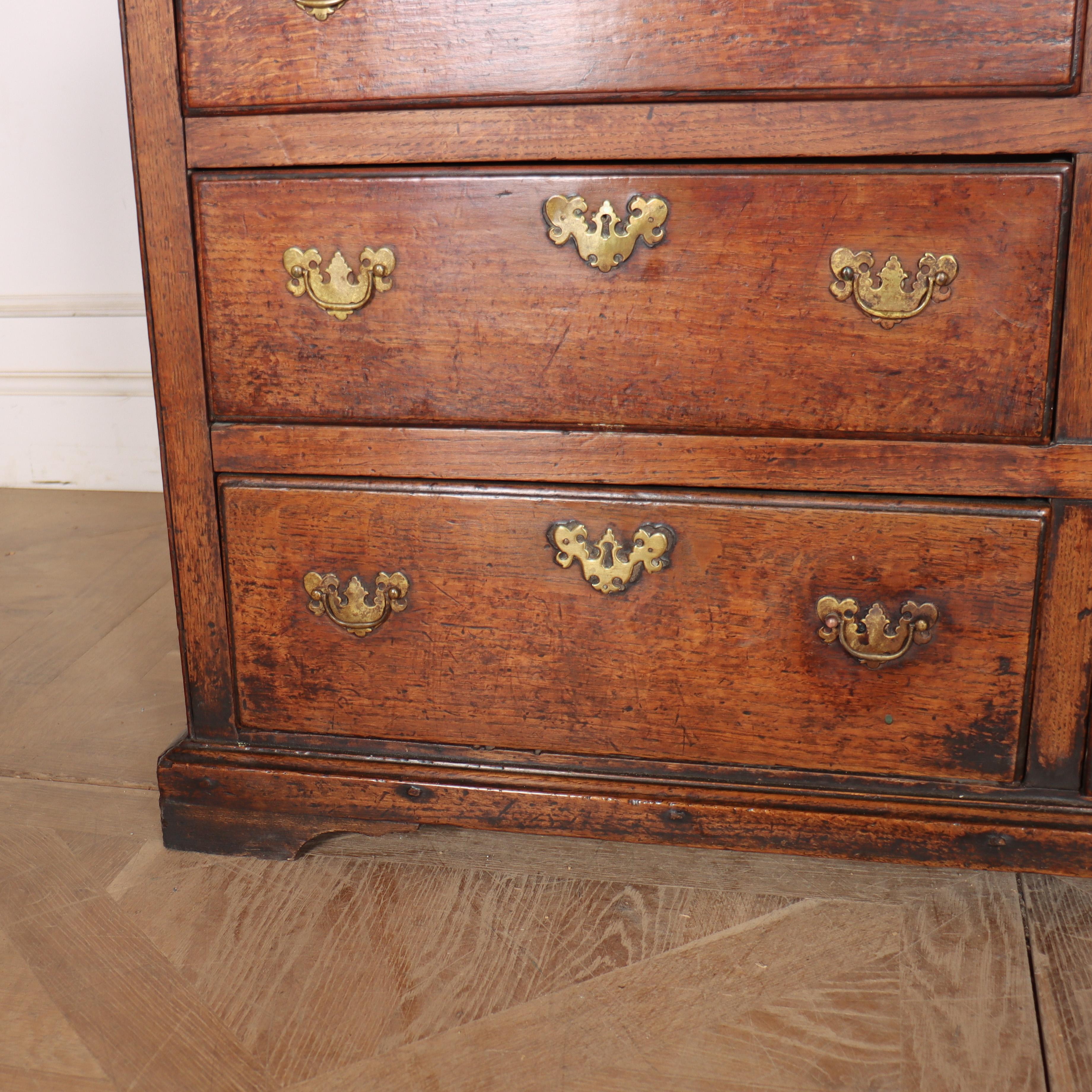 English Oak Linen Press For Sale 3