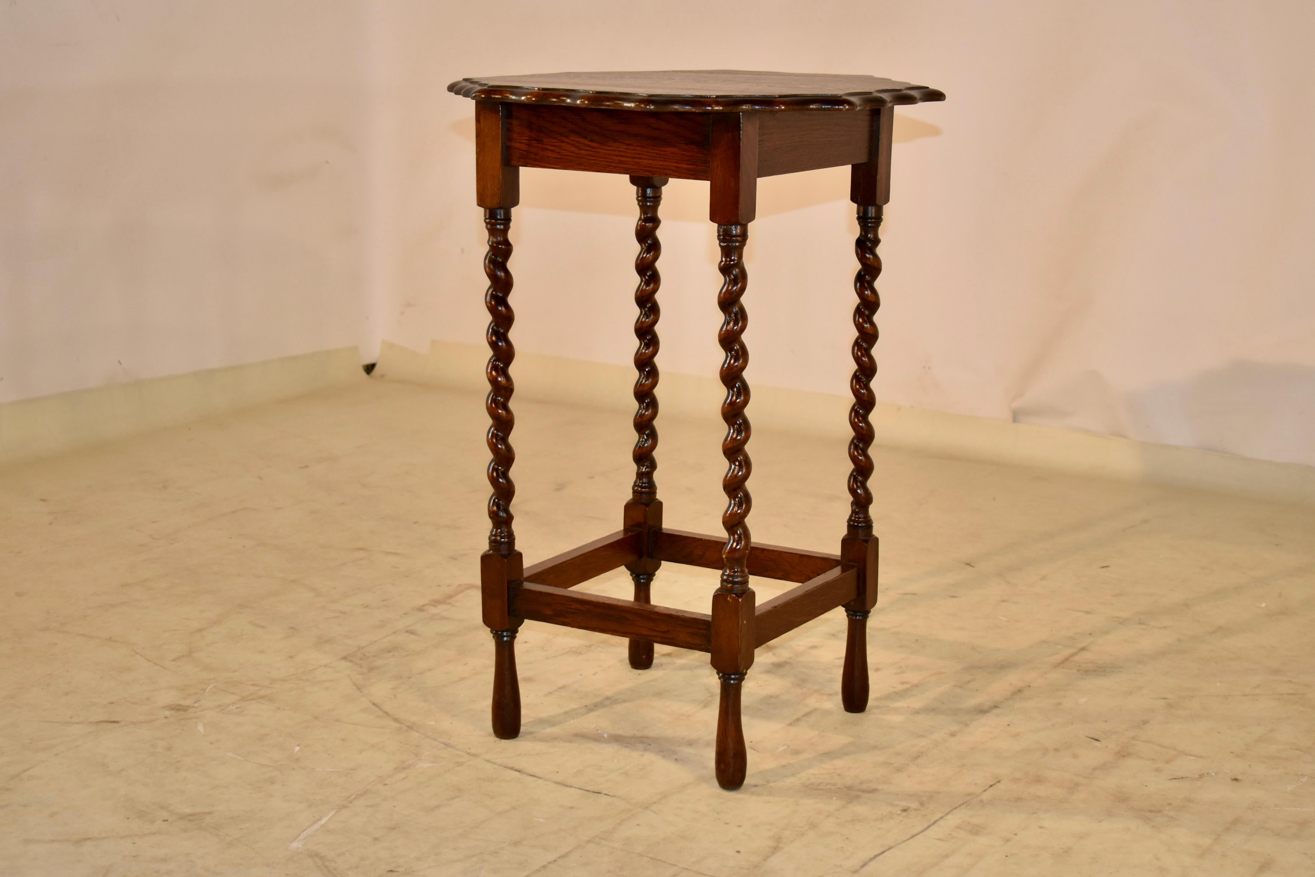 Early 20th Century English Oak Occasional Table, C. 1900 For Sale