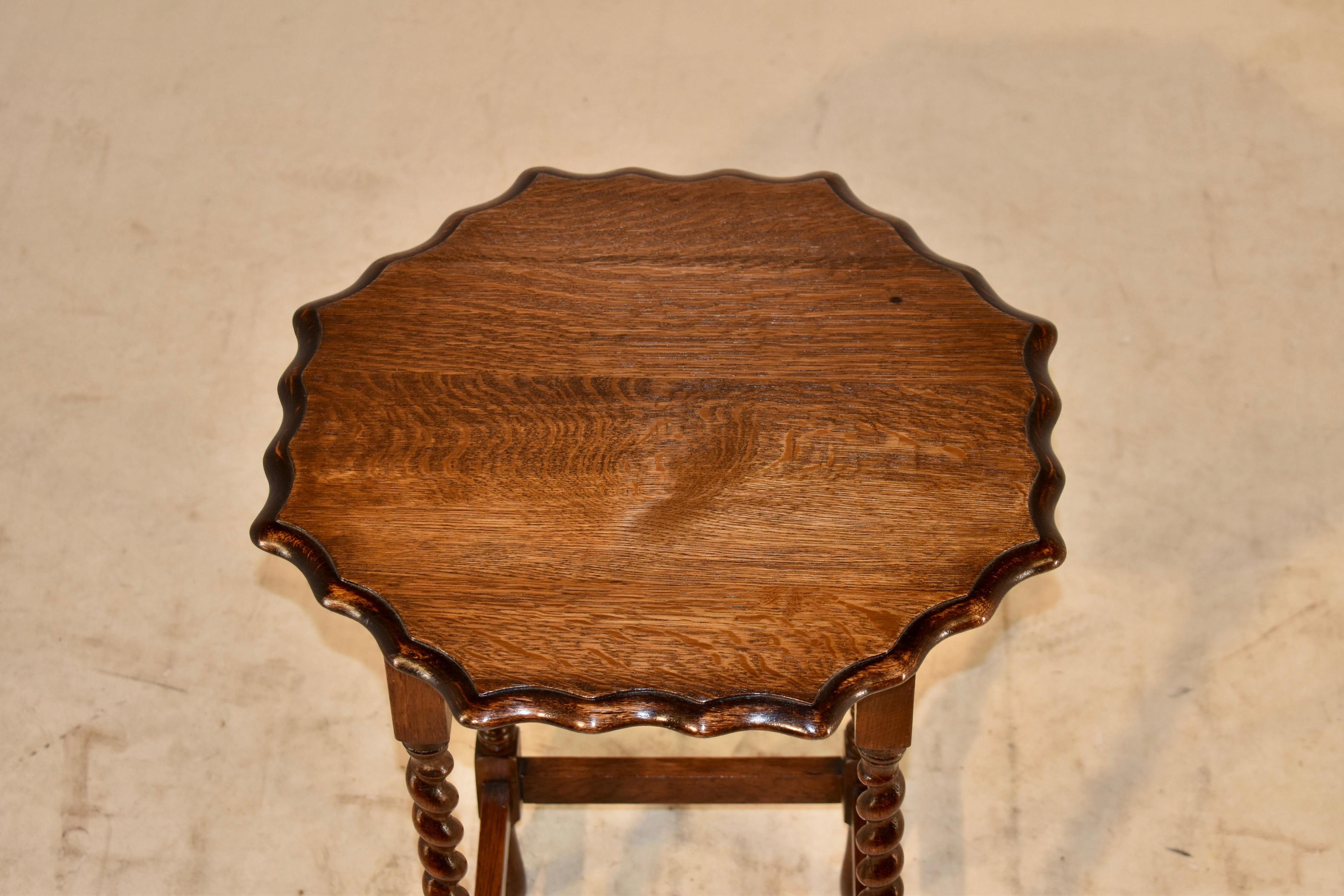 English Oak Occasional Table, C. 1900 For Sale 2