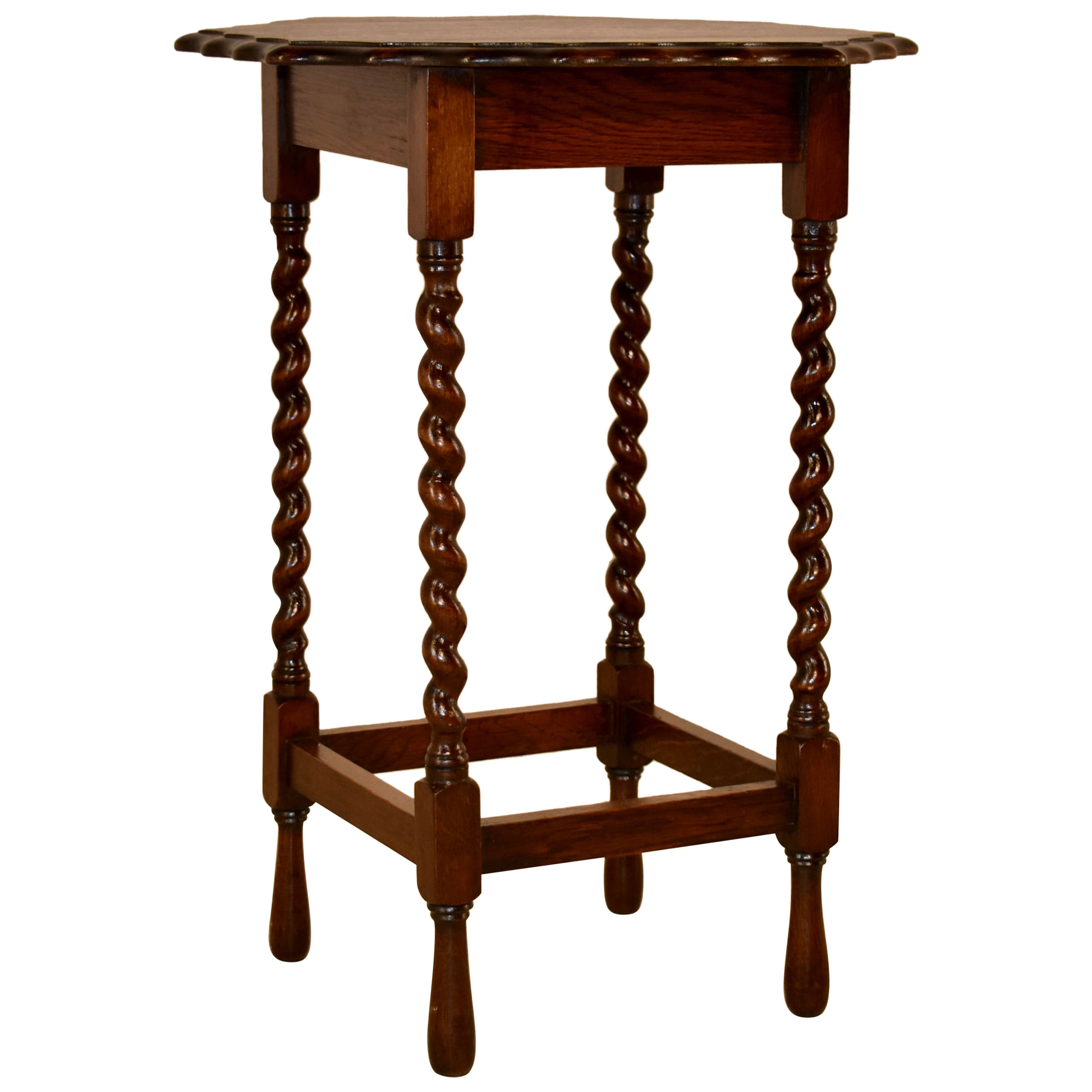 English Oak Occasional Table, C. 1900