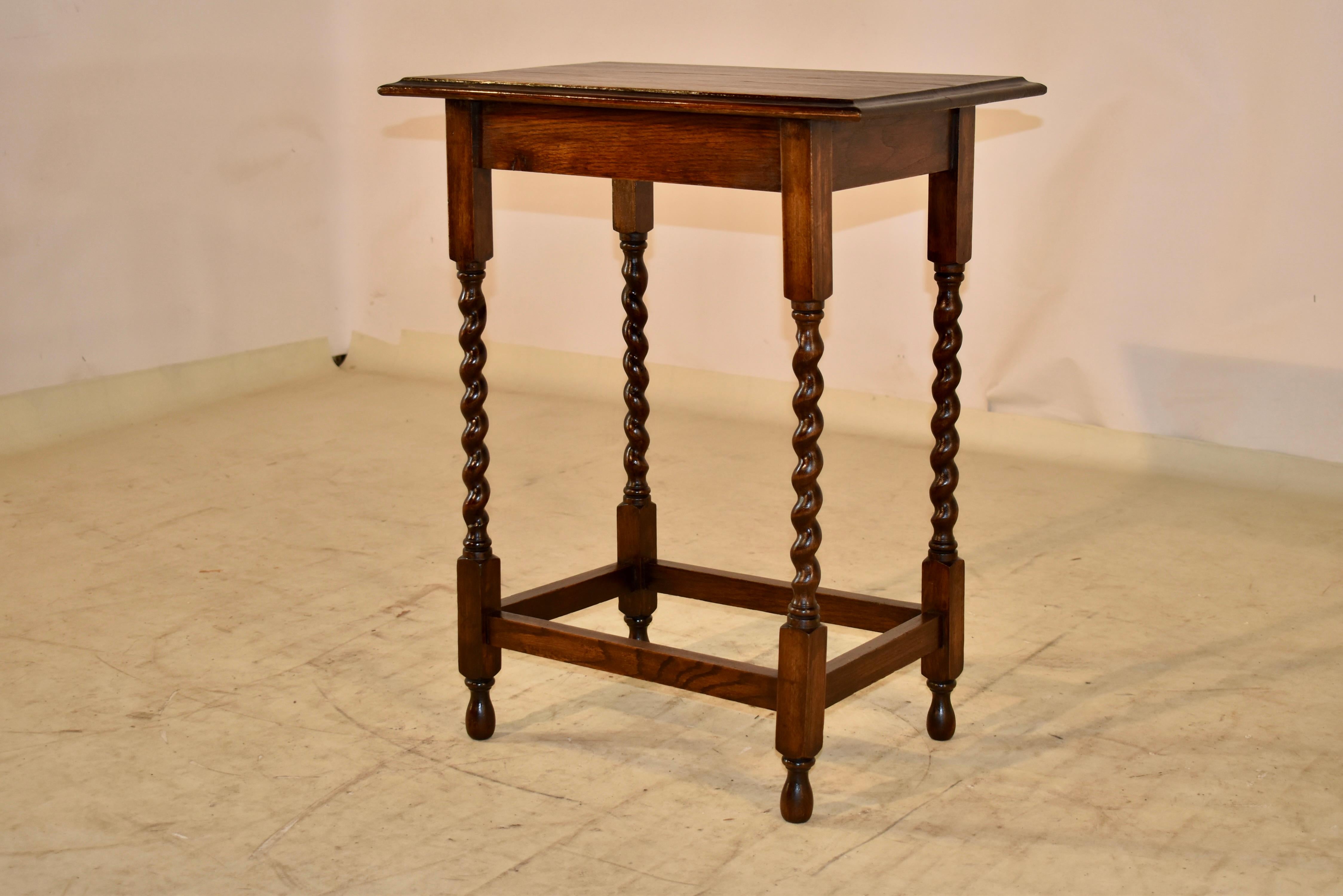 Early 20th Century English Oak Occasional Table, circa 1900 For Sale
