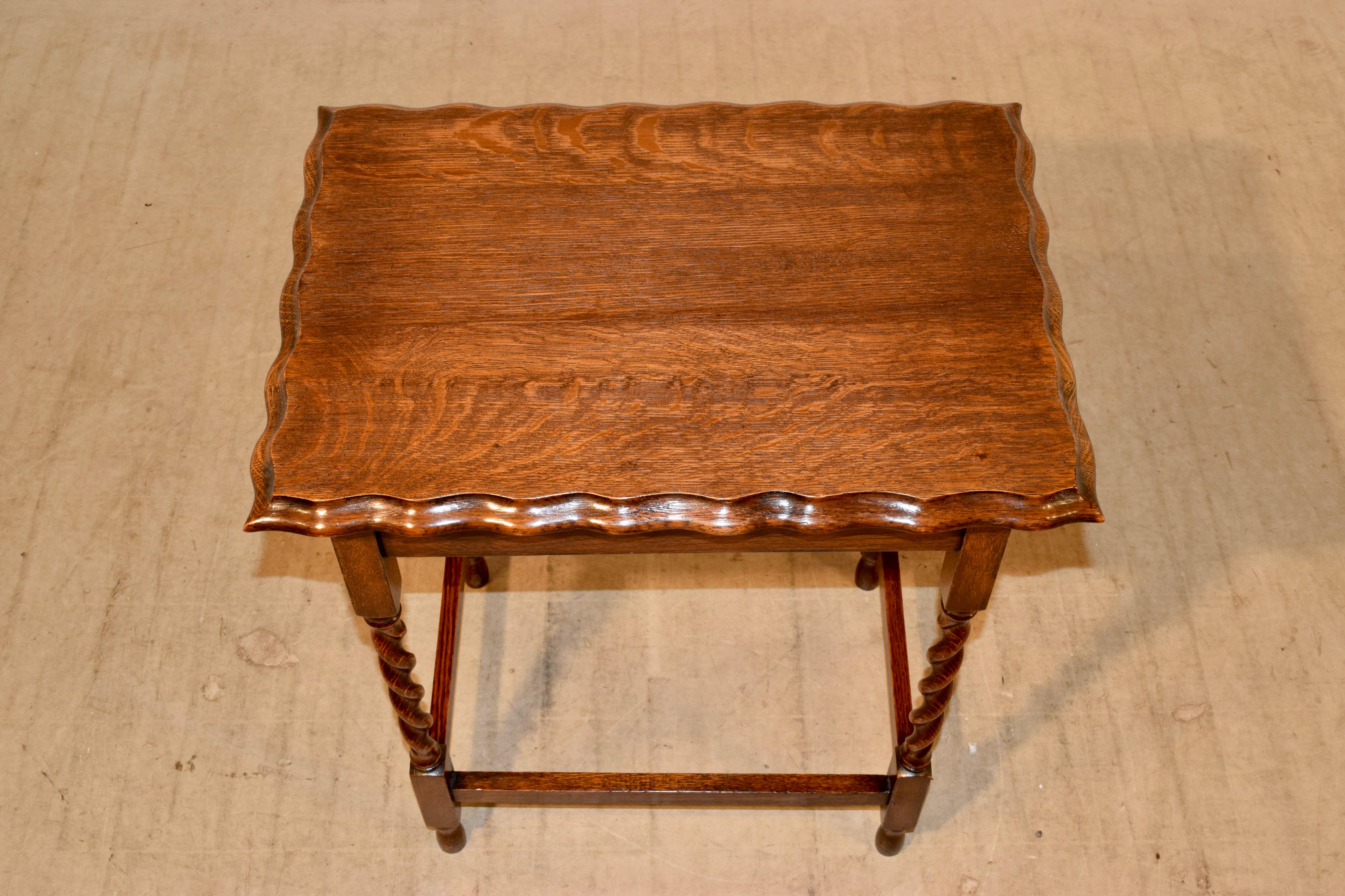 English Oak Occasional Table, c.1900 1