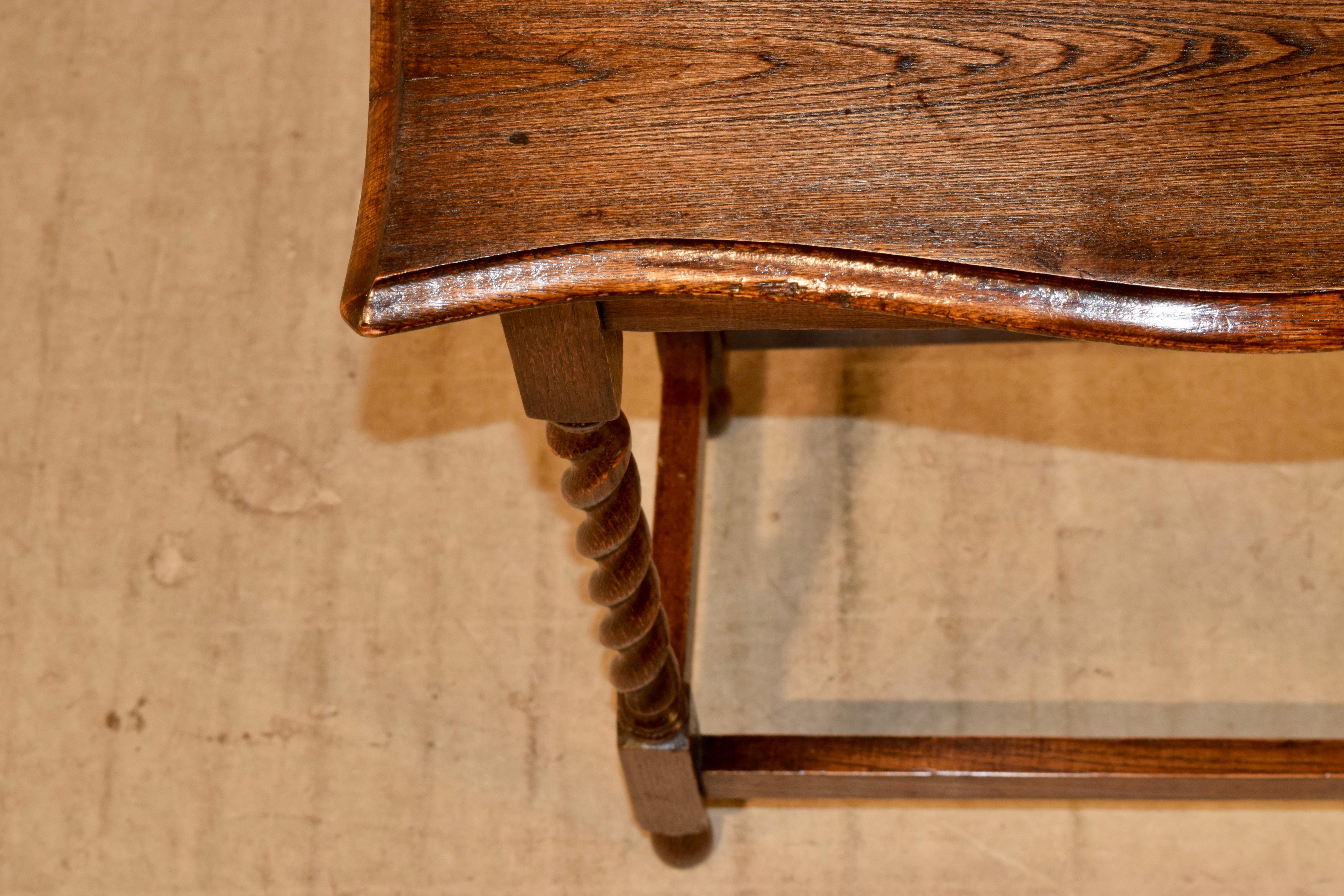 English Oak Occasional Table, Circa 1900 1