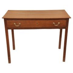 English Oak One Drawer Side Table