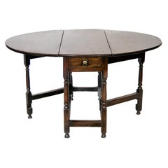 English Oak Oval Gate Leg Table