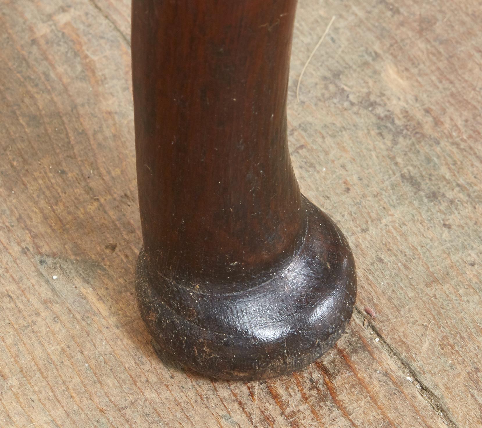 19th Century English Oak Pad Foot Low Dresser