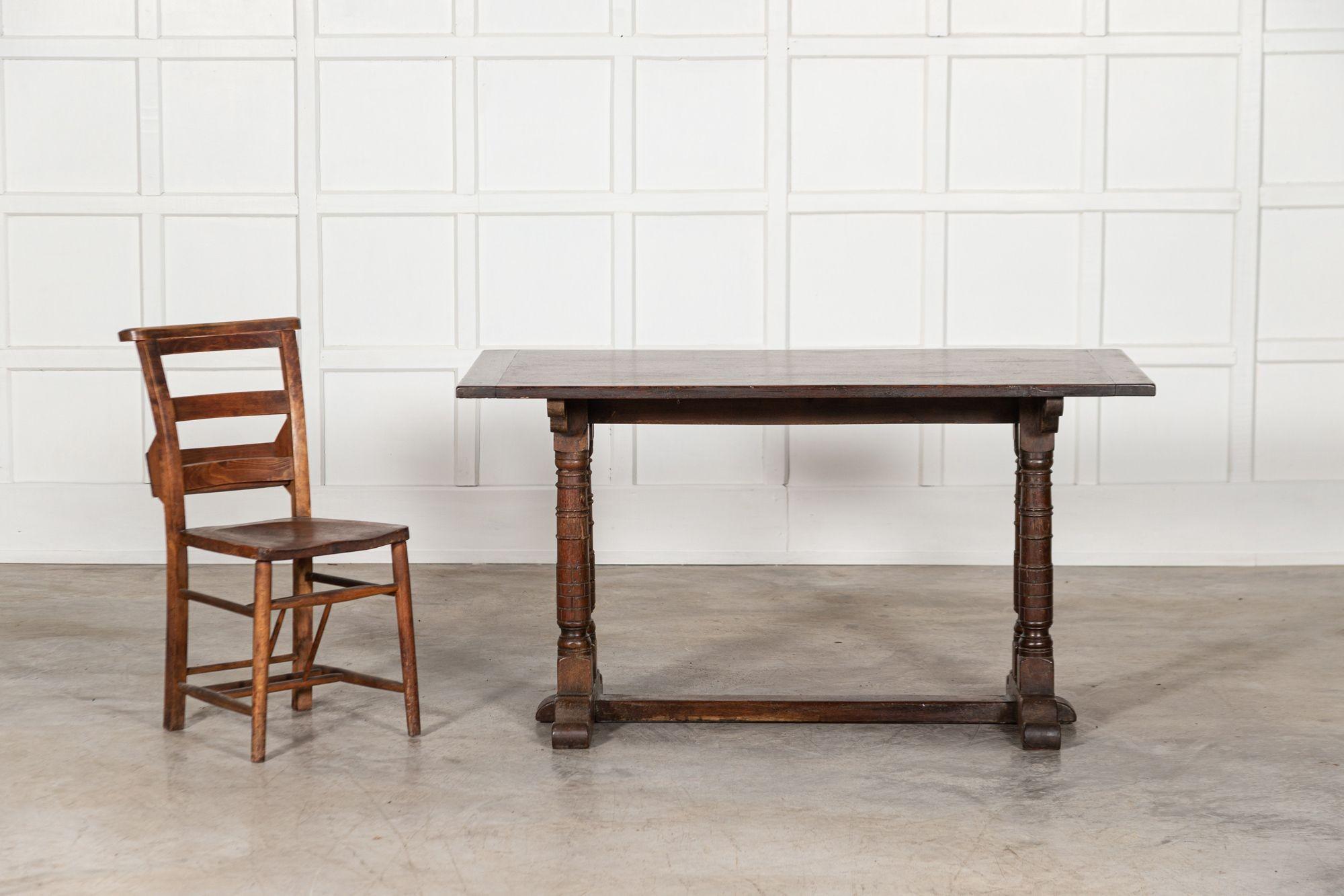 English Oak Refectory Table For Sale 5