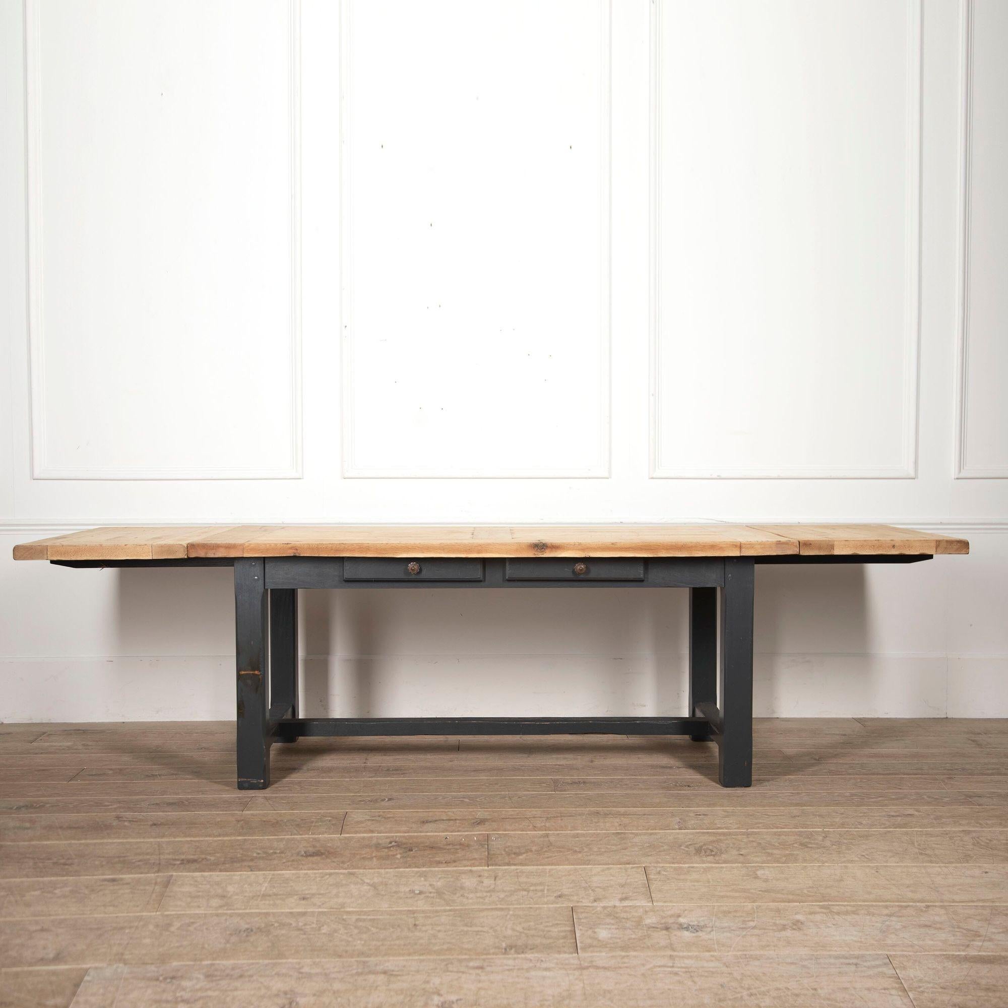 English Oak Refectory Table For Sale 4