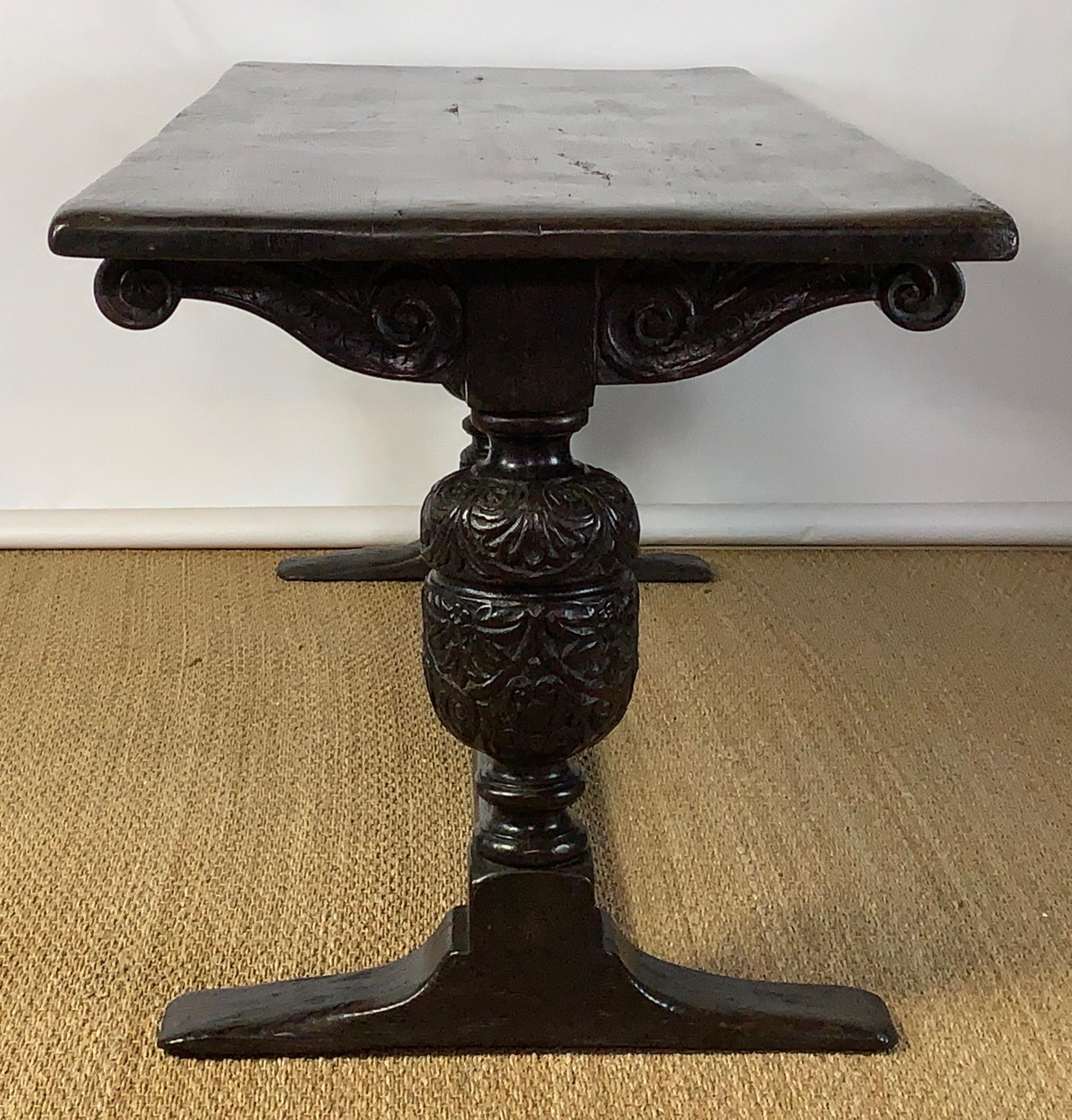 Renaissance Revival English Oak Refectory Table