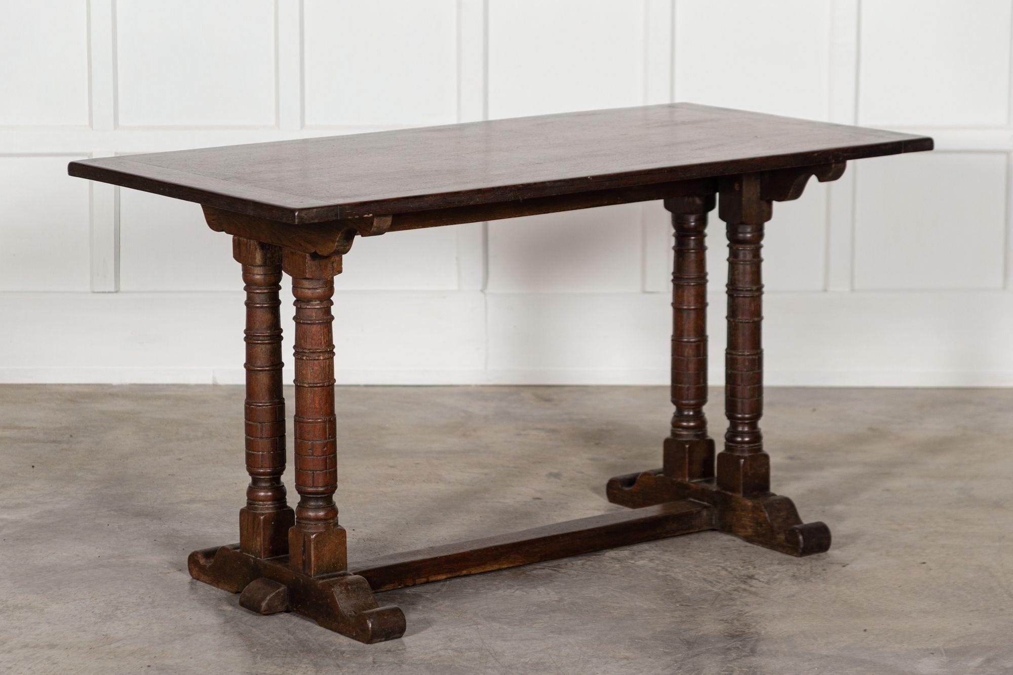English Oak Refectory Table In Good Condition For Sale In Staffordshire, GB