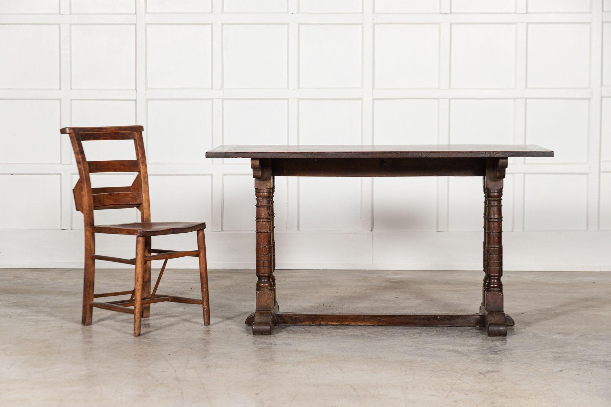 English Oak Refectory Table For Sale 2