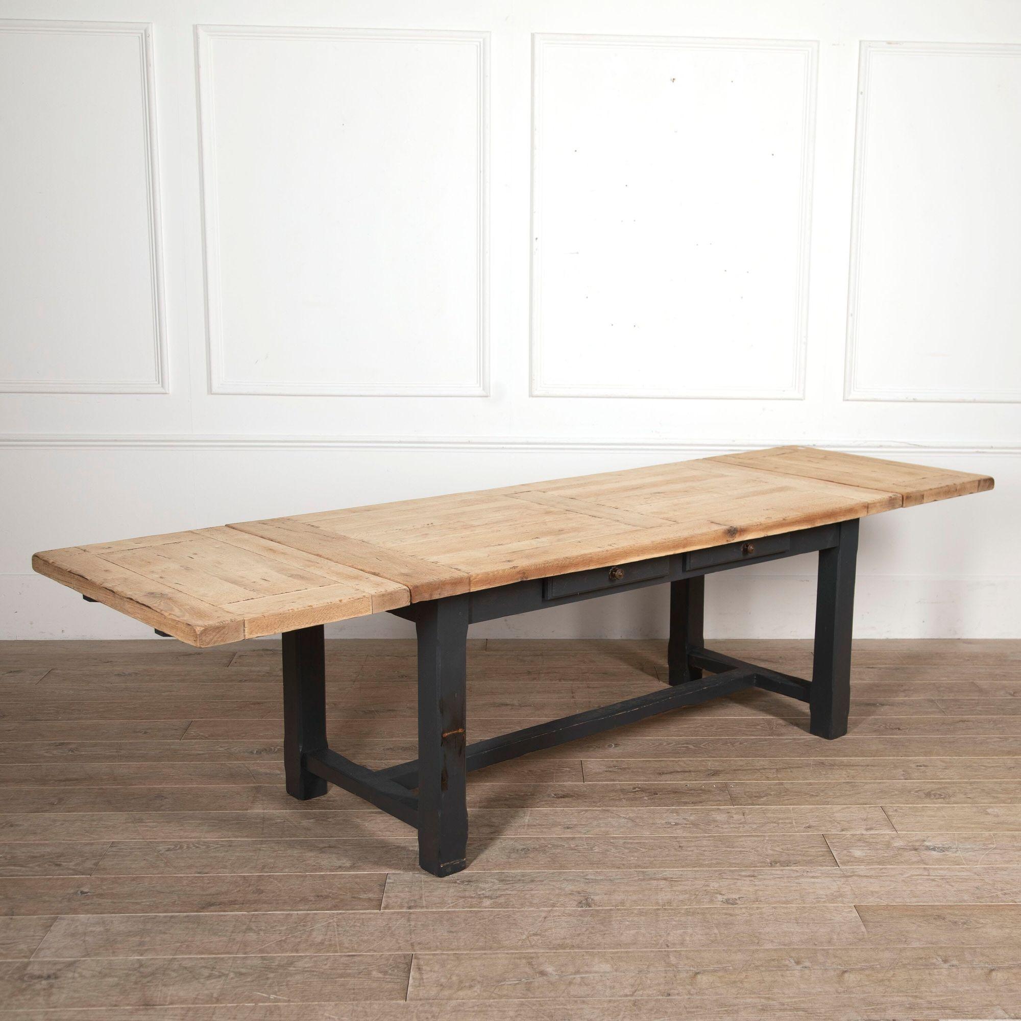 English Oak Refectory Table For Sale 3