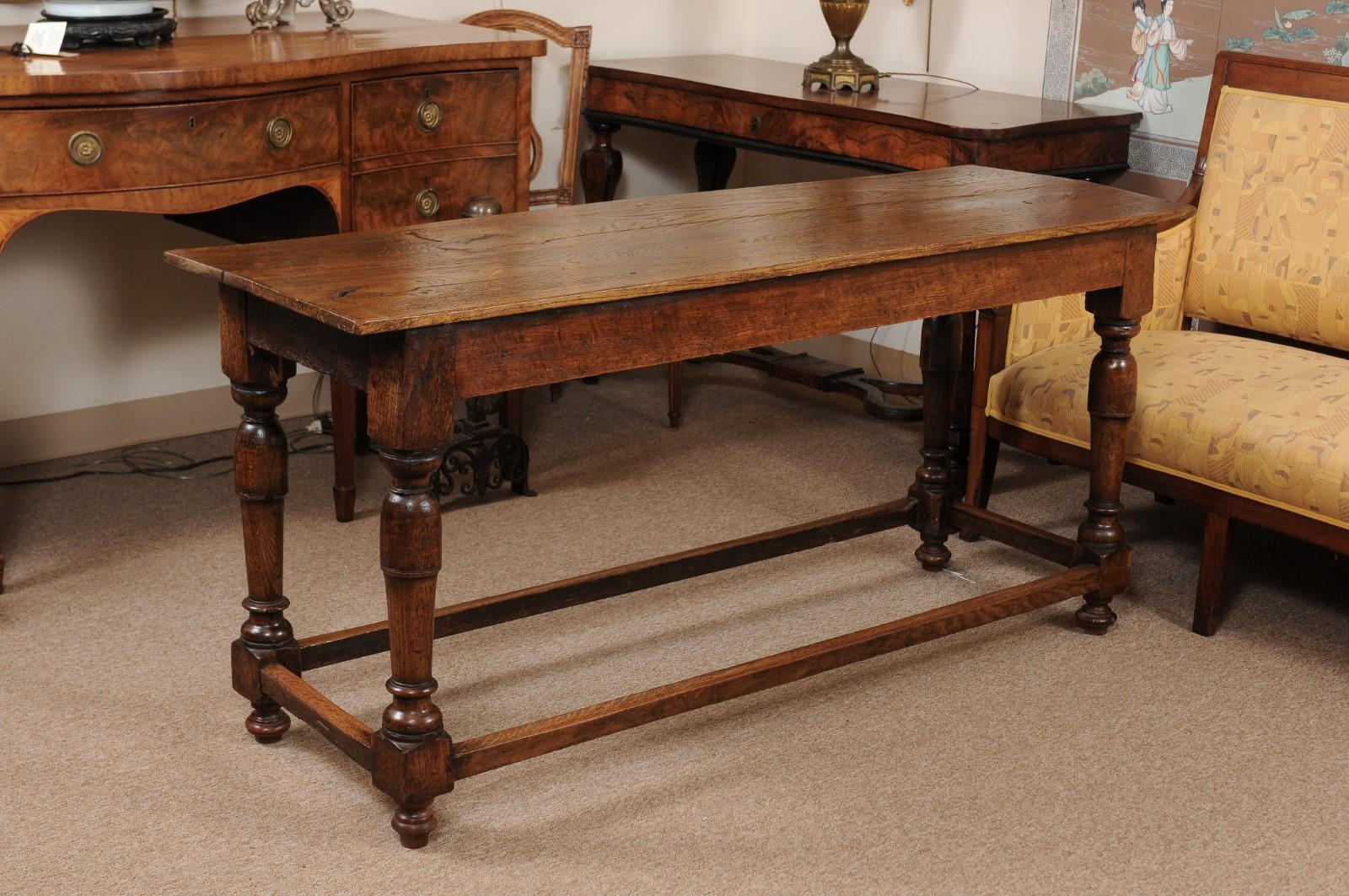 English Oak Refectory Table, Mid-19th Century 6