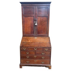English oak secretary desk 18th century