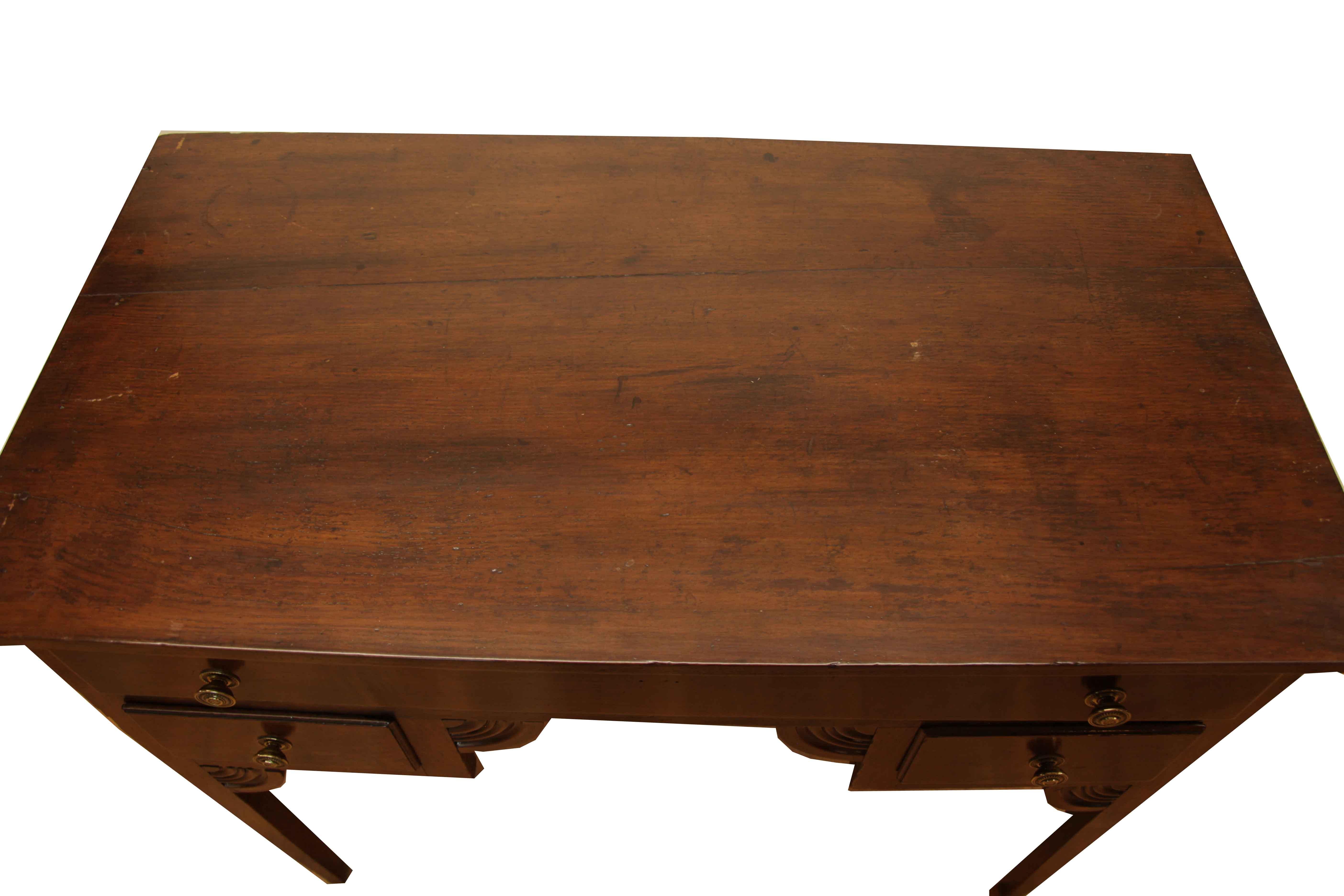 Early 19th Century English Oak Serving Table For Sale