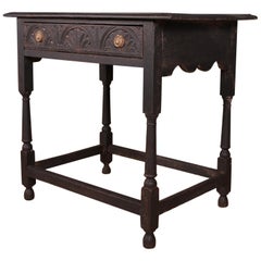 English Oak Side/Lamp Table