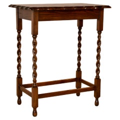 English Oak Side Table, C.1900