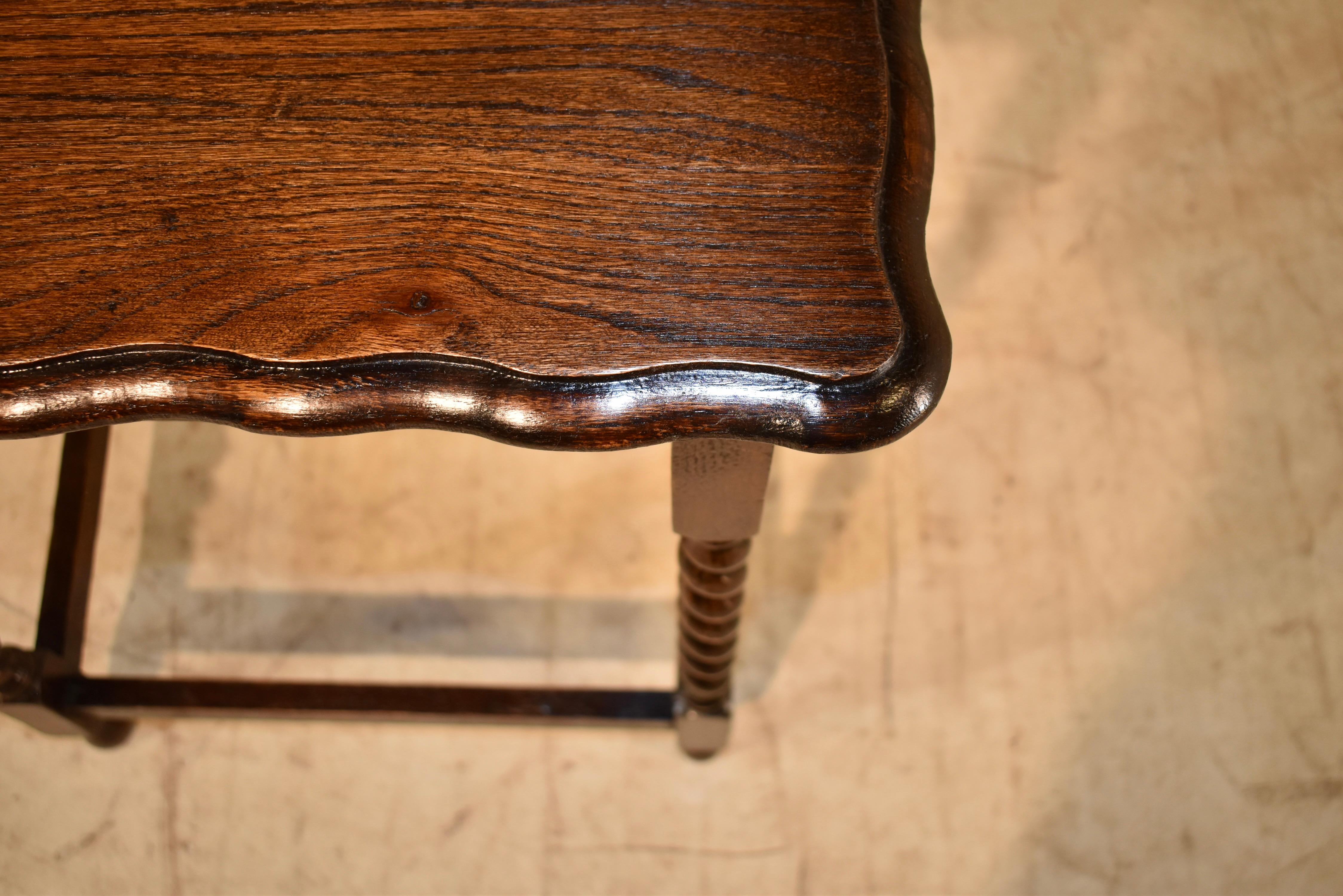 English Oak Side Table, circa 1900 For Sale 2