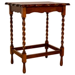 English Oak Side Table, circa 1900