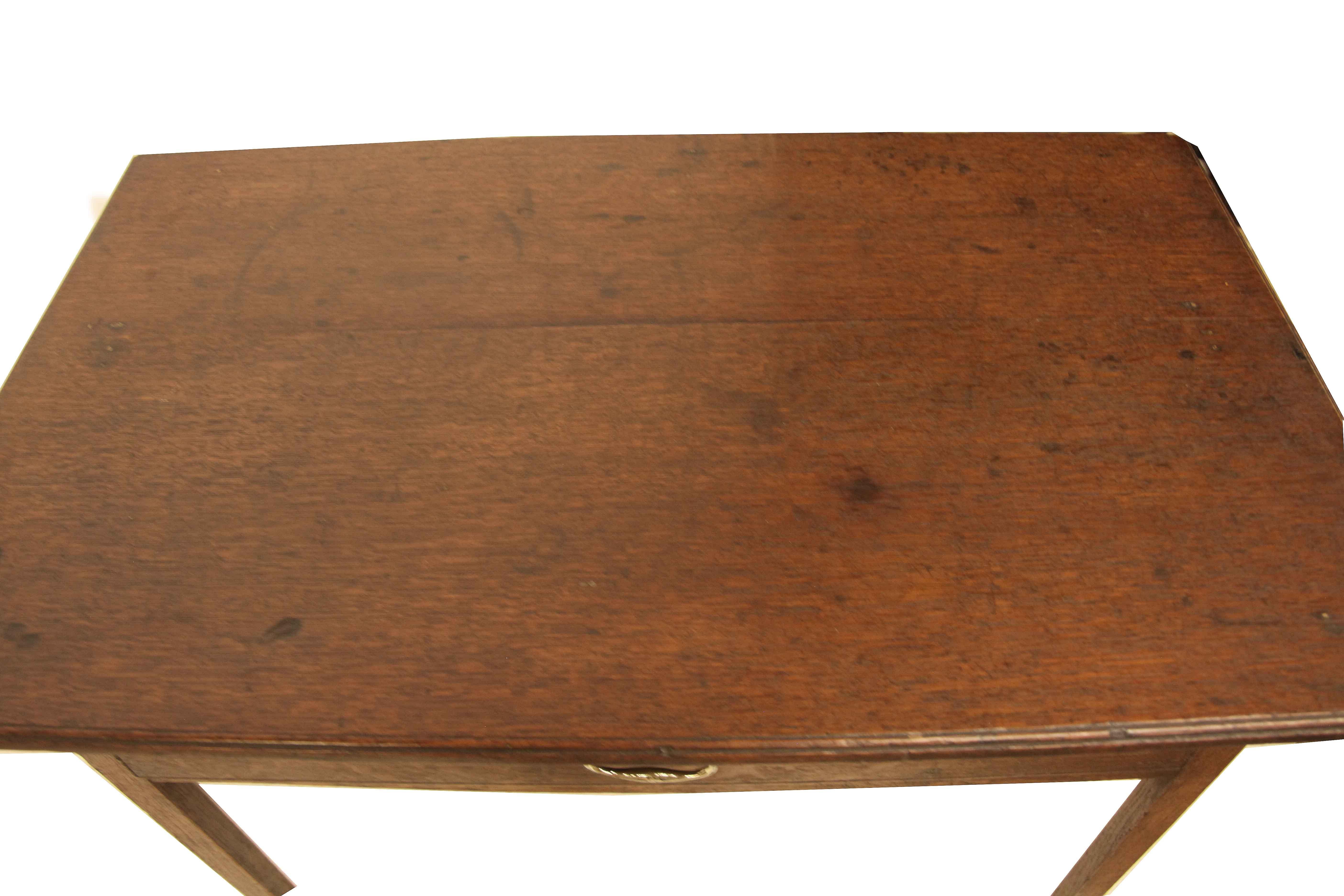English Oak Side Table For Sale 5