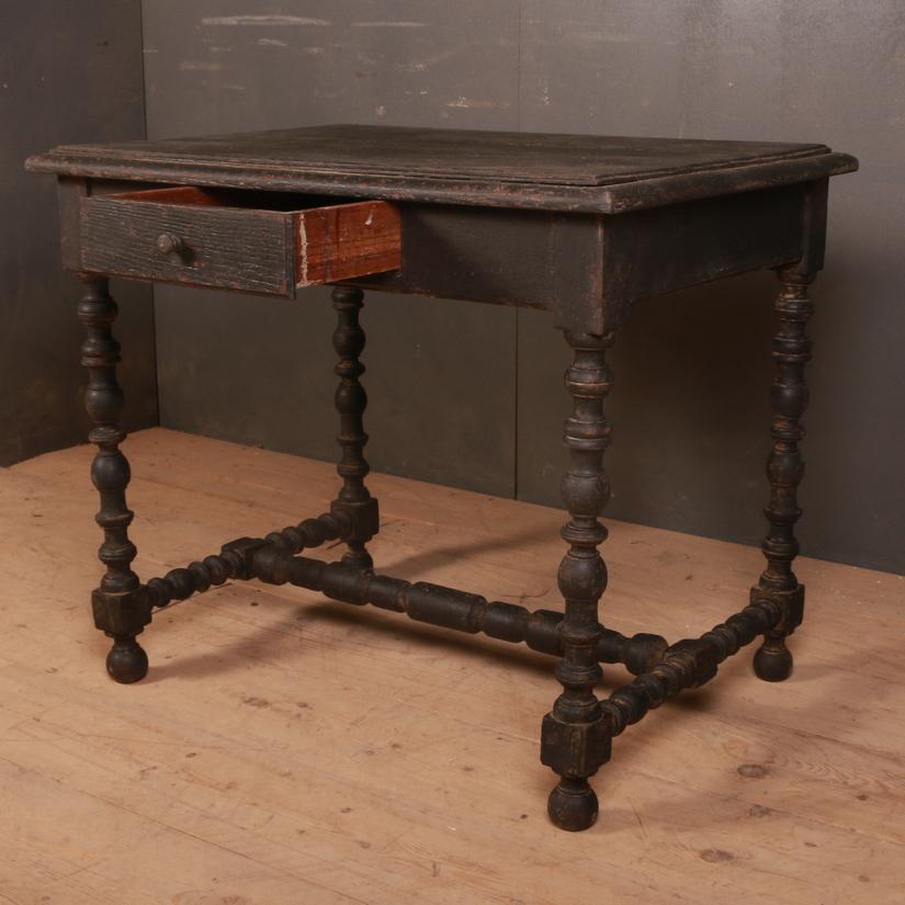 18th Century and Earlier English Oak Side Table