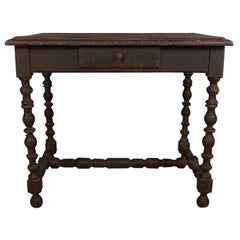 English Oak Side Table