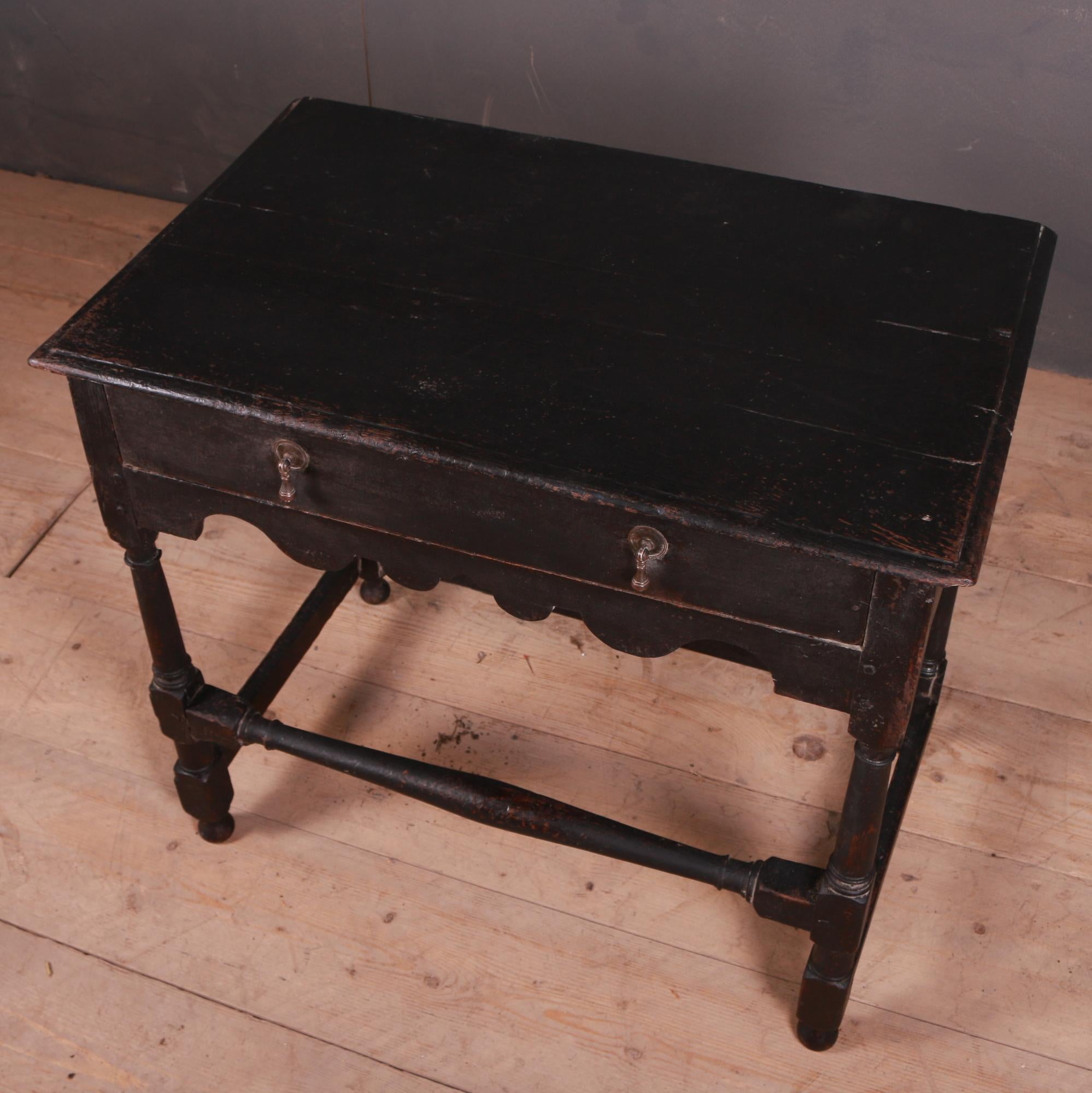 English Oak Side Table/Lamp Table 2