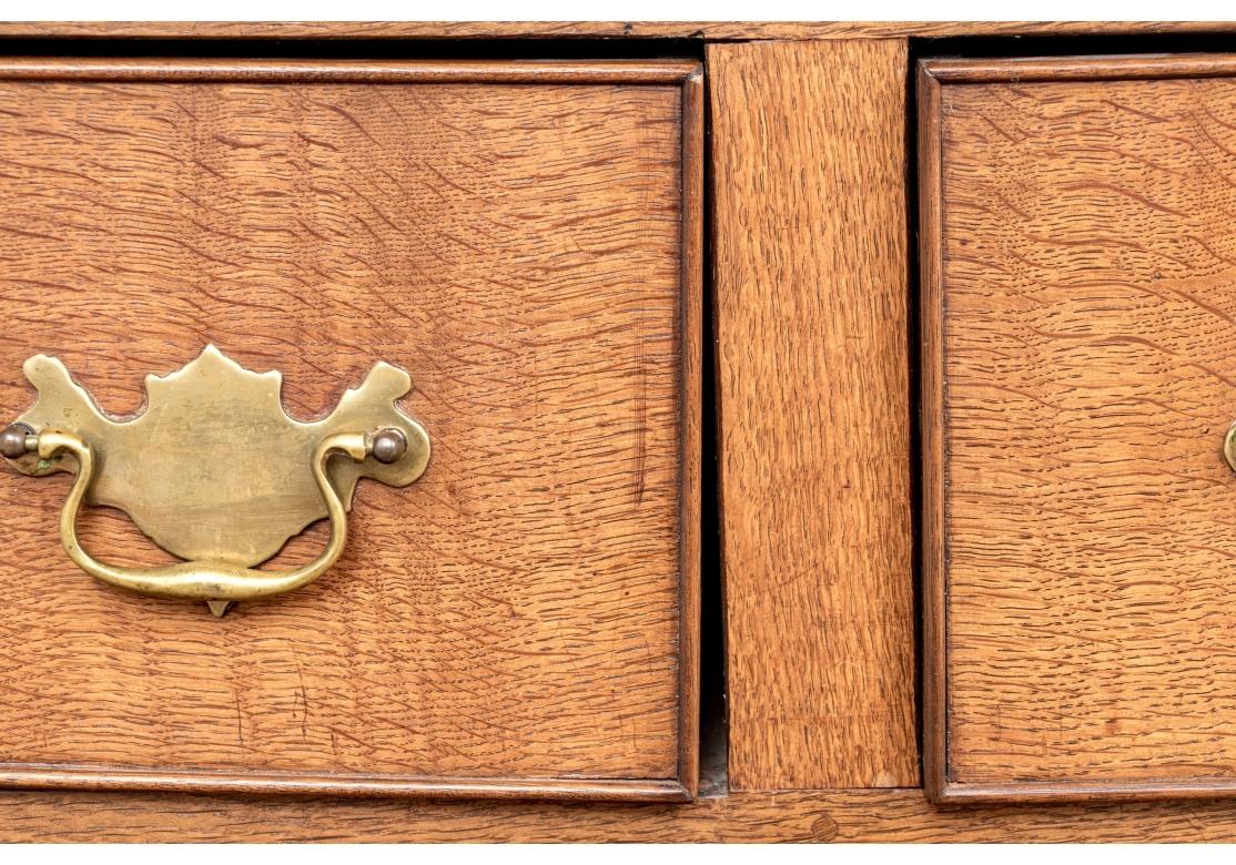 English Oak Three- Drawer Hunt Board For Sale 9