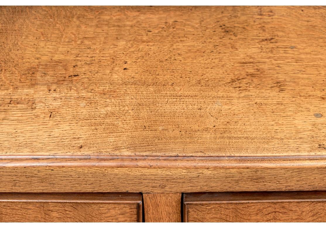 English Oak Three- Drawer Hunt Board For Sale 10