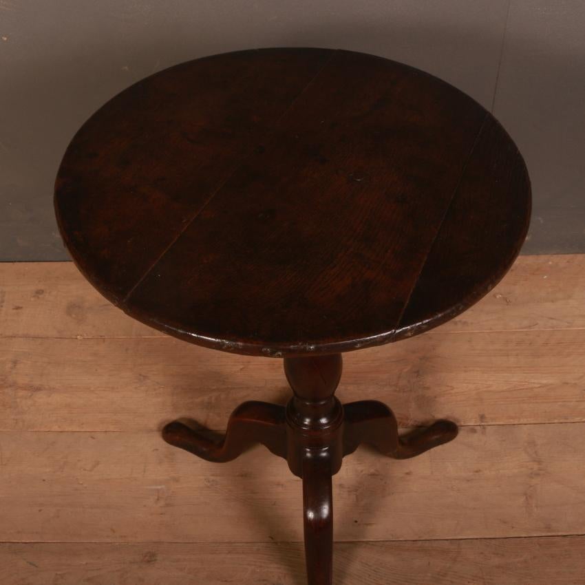 Georgian English Oak Tripod Table